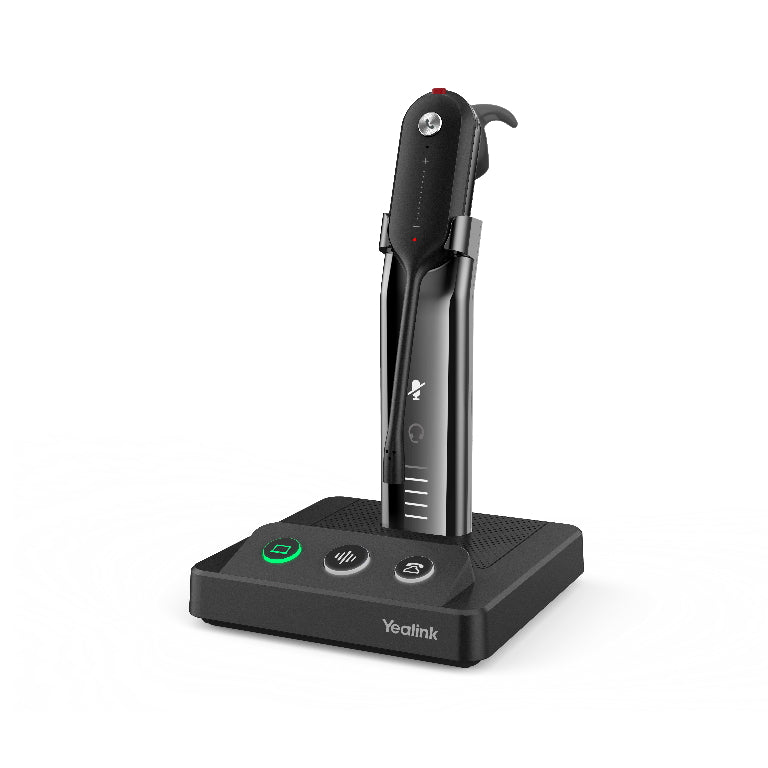 Yealink WH63 UC Convertible DECT Wireless Headset, Busylight On Headset, 2x microphones, HD Voice, Noise Killer, UC platform,  **EOL** Yealink WH63 UC Convertible DECT Wireless Headset, Busylight On Headset, 2x microphones, HD Voice, Noise Killer, UC platform,  **EOL**